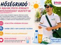 Hőségriadó: a Magyar Posta átmeneti intézkedéseket vezetett be