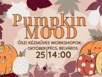 Pumpkin Mood - őszi kézműves workshop Pécsen a belvárosban
