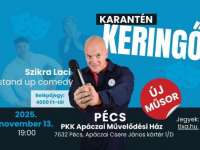 Szikra László: Karantén keringő - önálló humor est a PKK Apáczai Művelődési Házban