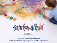 Színkavalkád alkotótér kreatív foglalkozása 2-3 éves gyerekeknek a Civil Közösségek Házában