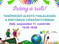 Tanévkezdő alkotó foglalkozás a Kertvárosi Fiókkönyvtárban