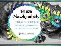 Télűző maszkműhely a Magtár Látogatóközpontban