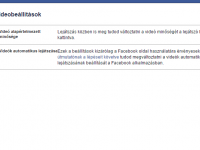 Facebook automatikus lejátszás kikapcsolása Facebook automatikus lejátszás kikapcsolása