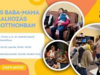 Zenés baba-mama foglalkozás idősotthonban, Pécsen