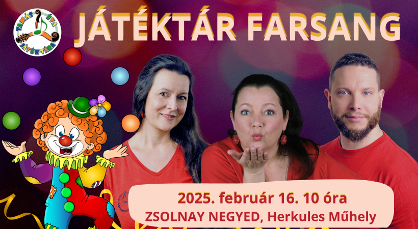 FARSANGI MULATSÁG A JÁTÉKTÁRRAL JÁTÉKTÁR FARSANG